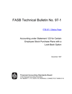 FASB Technical Bulletin No. 97-1