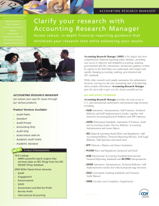 ARM Brochure - Accounting Research Manager