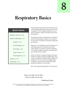 Respiratory Basics