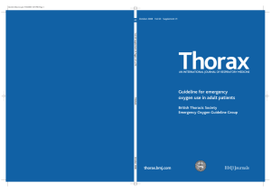 BTS guideline for emergency oxygen use in adult patients