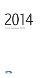 Financial Statements of RWE AG 2014