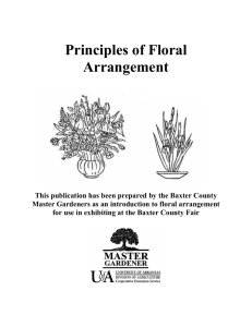 Principles of Floral Arrangement