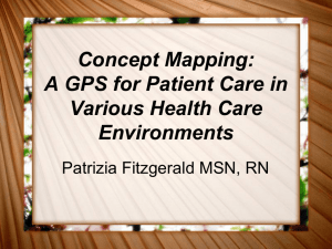 Concept Mapping: A GPS for Patient Care in