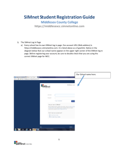SIMnet Student Registration Guide