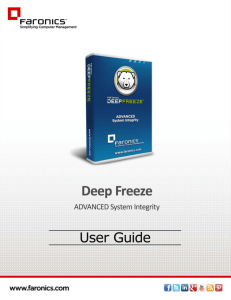 Deep Freeze Enterprise User Guide