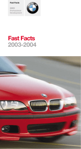 BMW Fast Facts 2003-2004