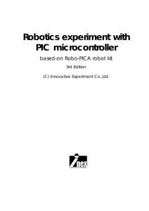 Robotics experiment with PIC microcontroller