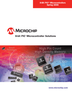 8-bit PIC® Microcontroller Solutions - Digi-Key