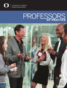 Find Out More About Professors of Practice