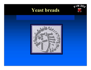 Yeast breads
