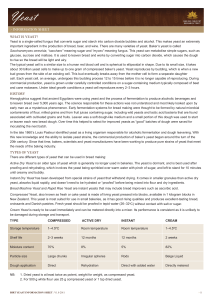 Bake Info Info Yeast