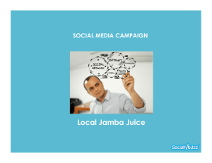 Foursquare Photo Contest for Jamba Juice