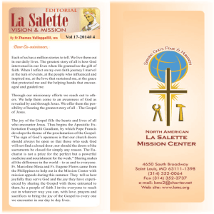 Vol 17-2014# 4 - North America La Salette Missions