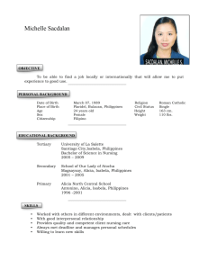 michelle revised resume