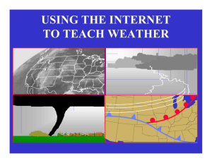 Using the Internet to Teach Wx - The ERAU Operational Weather Cafe