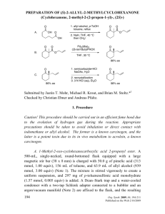 2-ALLYL-2-METHYLCYCLOHEXANONE - The Stoltz Group