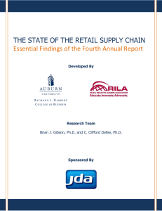The State of the Retail Supply Chain