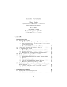 Modelos Factoriales - Universidad Complutense de Madrid