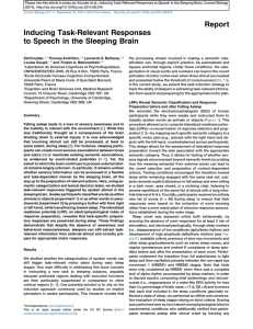 Inducing Task-Relevant Responses to Speech in the Sleeping Brain