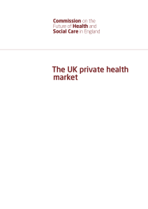 The UK private health market