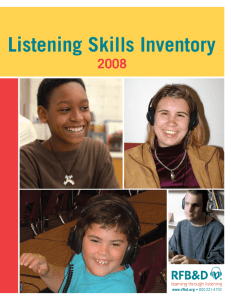 Listening Skills Inventory