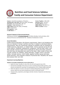 NFS 1020-41 Sci Foundation of Nutrition