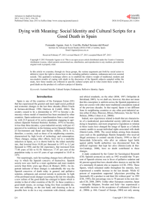 Dying with Meaning: Social Identity and Cultural Scripts for a Good