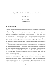 (2001) An algorithm for isoelectric point estimation.