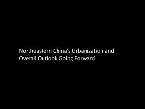 Northeastern China's Urbanization and Overall