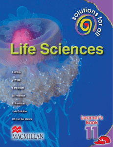 Solutions for all Life Sciences Grade 11 Learner's Book