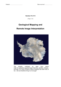 Geological Mapping & Remote Image Interpretation