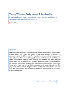 Young Women, Body Image & Leadership