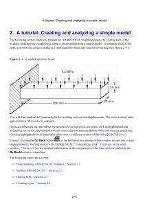 2. A tutorial: Creating and analyzing a simple model