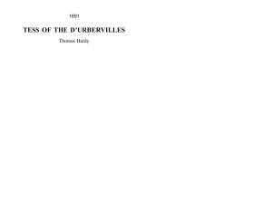 tess of the d'urbervilles