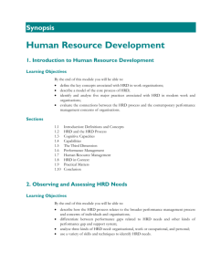 Human Resource Development