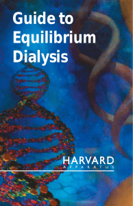 Guide to Equilibrium Dialysis