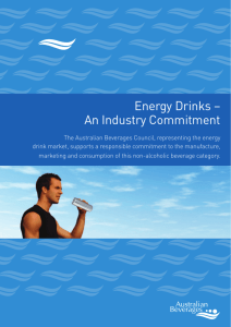 Energy Drinks – An Industry Commitment