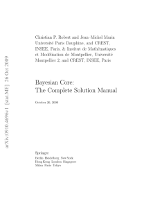 Bayesian Core: The Complete Solution Manual