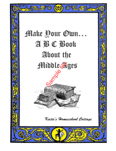 Make Your Own… ABC Book About the Middle Ages
