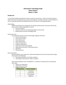 Information Technology Audit Status Report March 1, 2014