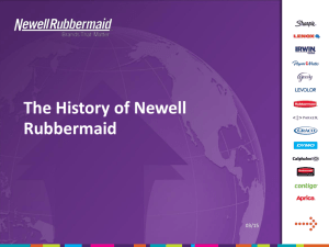 The History of Newell Rubbermaid