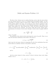Muller and Kamins Problem 1.13