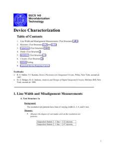 Device Characterization