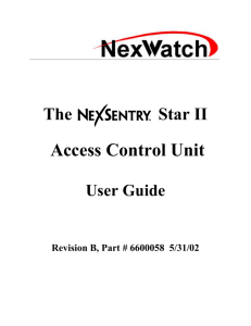Star II Controller/NSMlite Manual