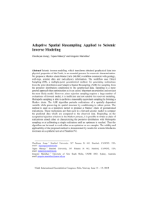 Adaptive Spatial Resampling Applied to Seismic Inverse Modeling