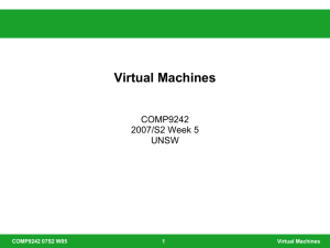 Virtual Machines