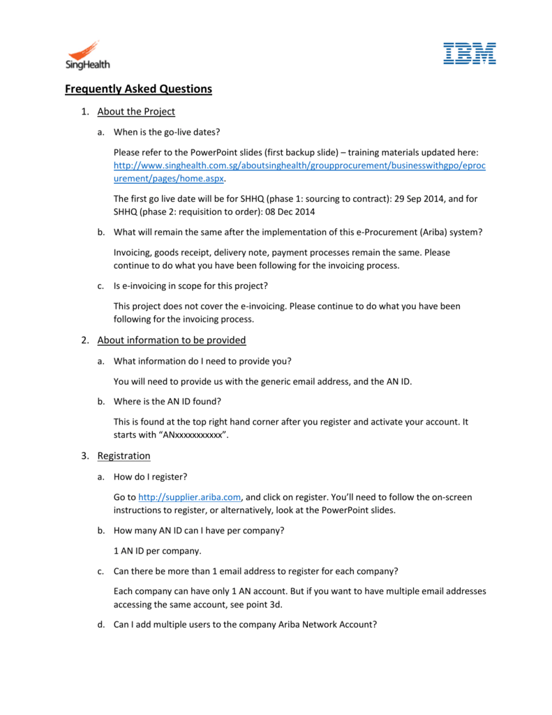 Frequently Asked Questions