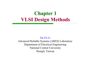 Chapter 1 VLSI Design Methods