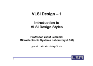 VLSI Design – 1
