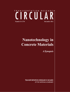 Nanotechnology in Concrete Materials